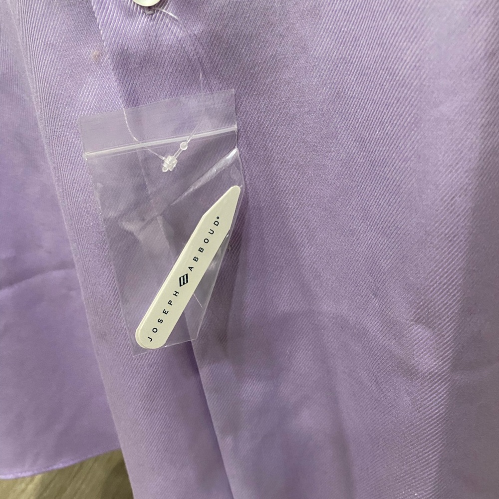 NWT Joseph Abboud Men’s Dress Shirt Zoe’s 17.5, Lilac color